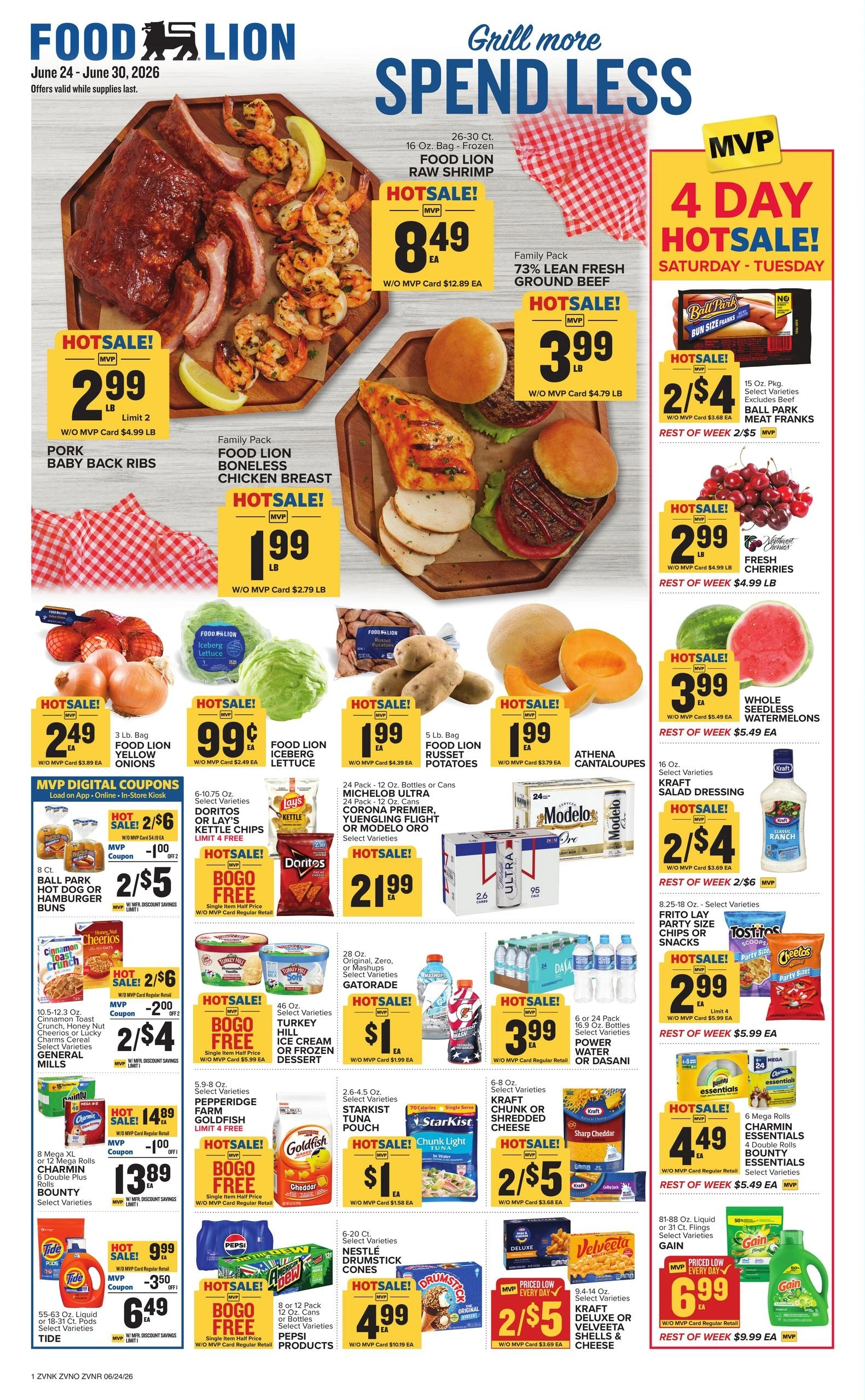 Food Lion flyer page 1
