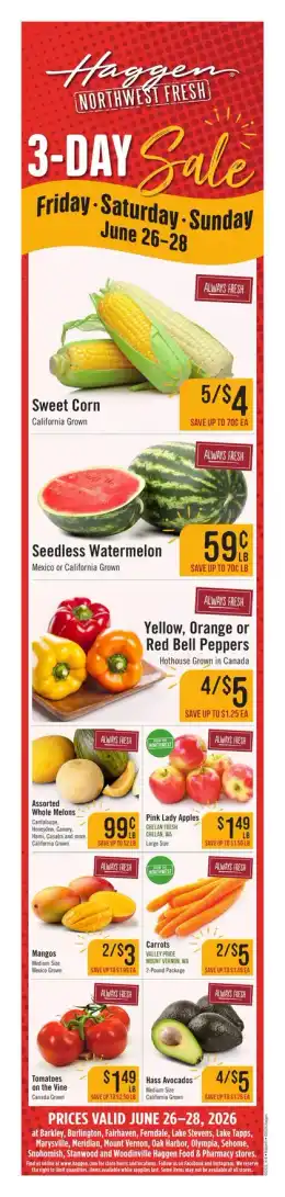 Haggen Weekly Flyer