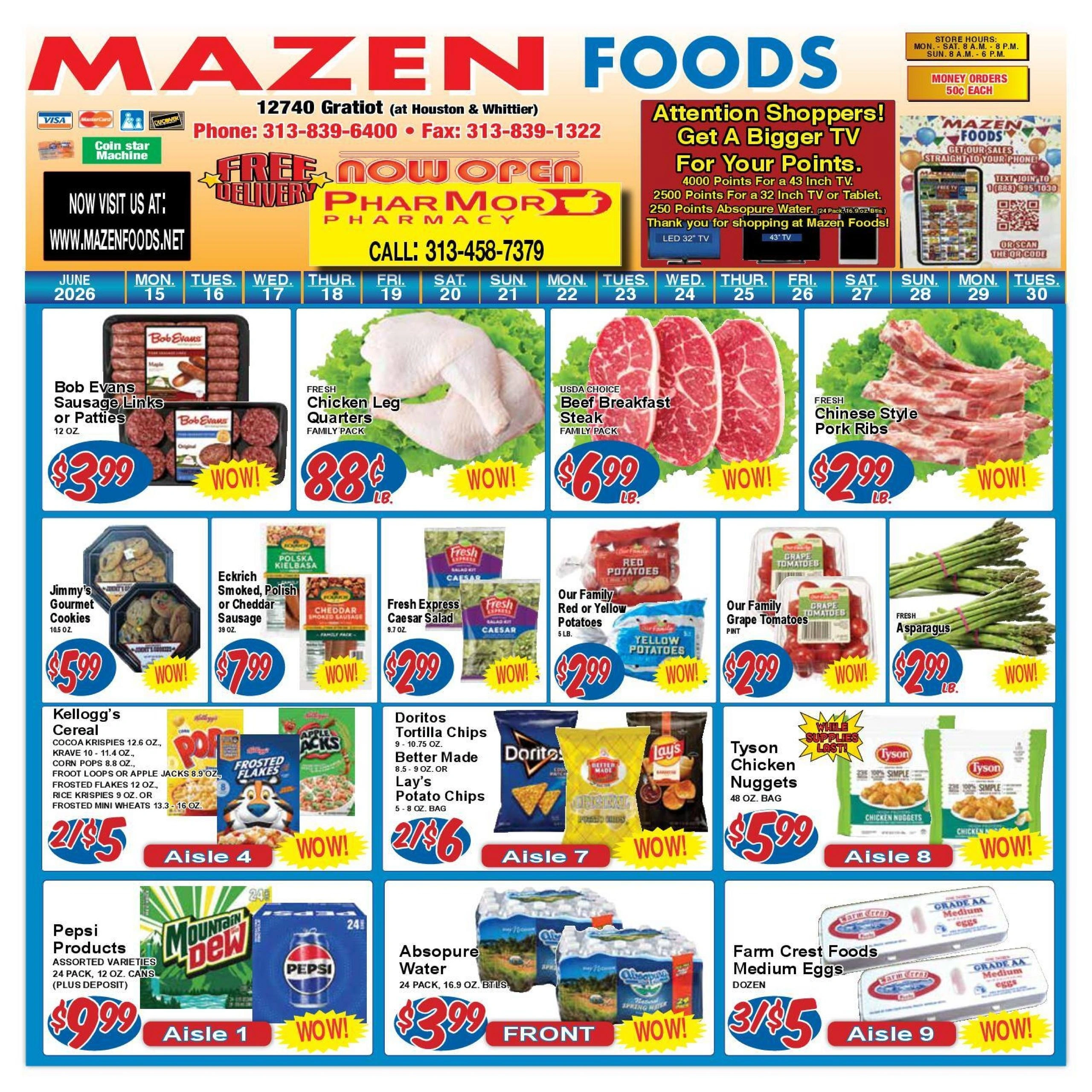 Mazen Foods flyer page 1