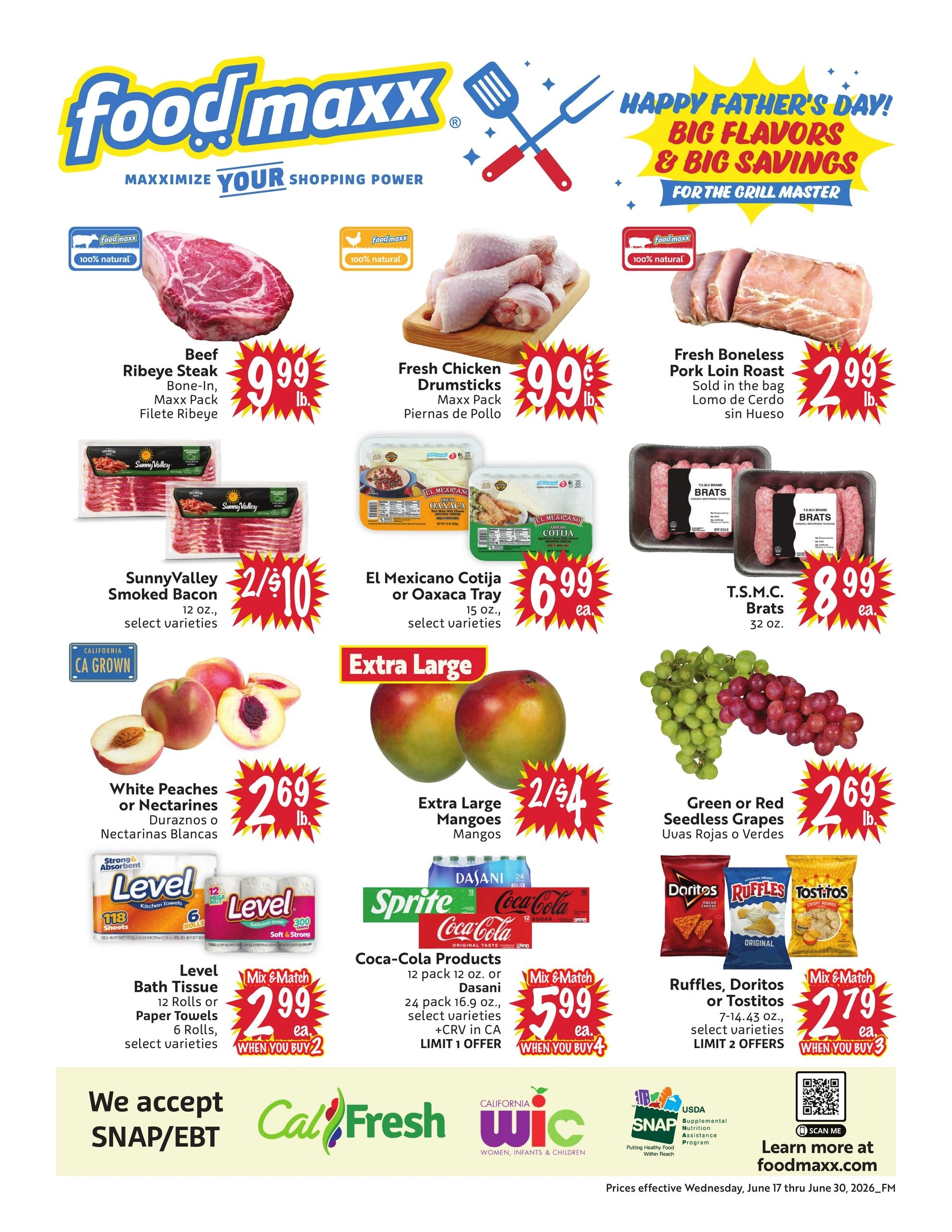 FoodMaxx flyer page 1