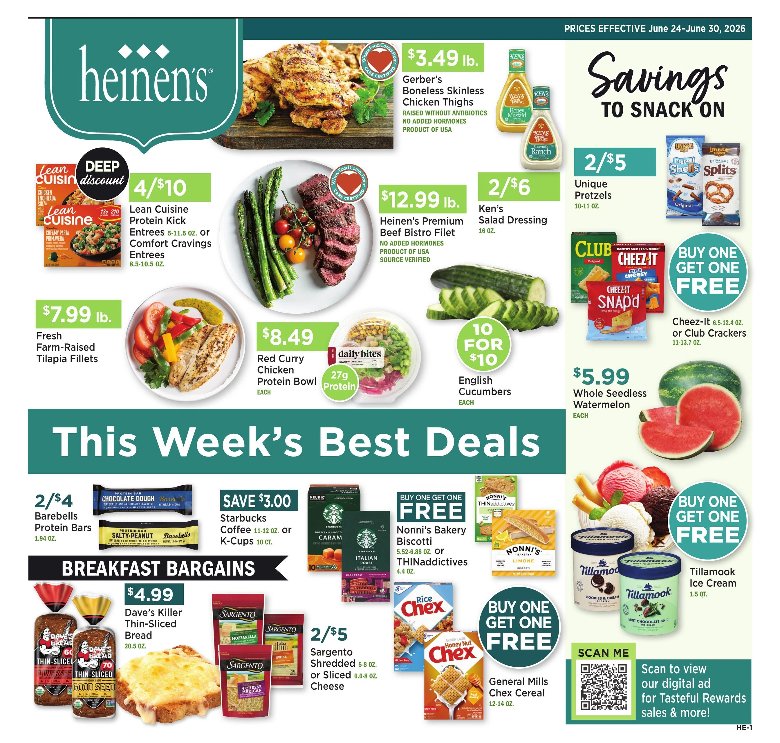 Heinen's Grocery Store flyer page 1