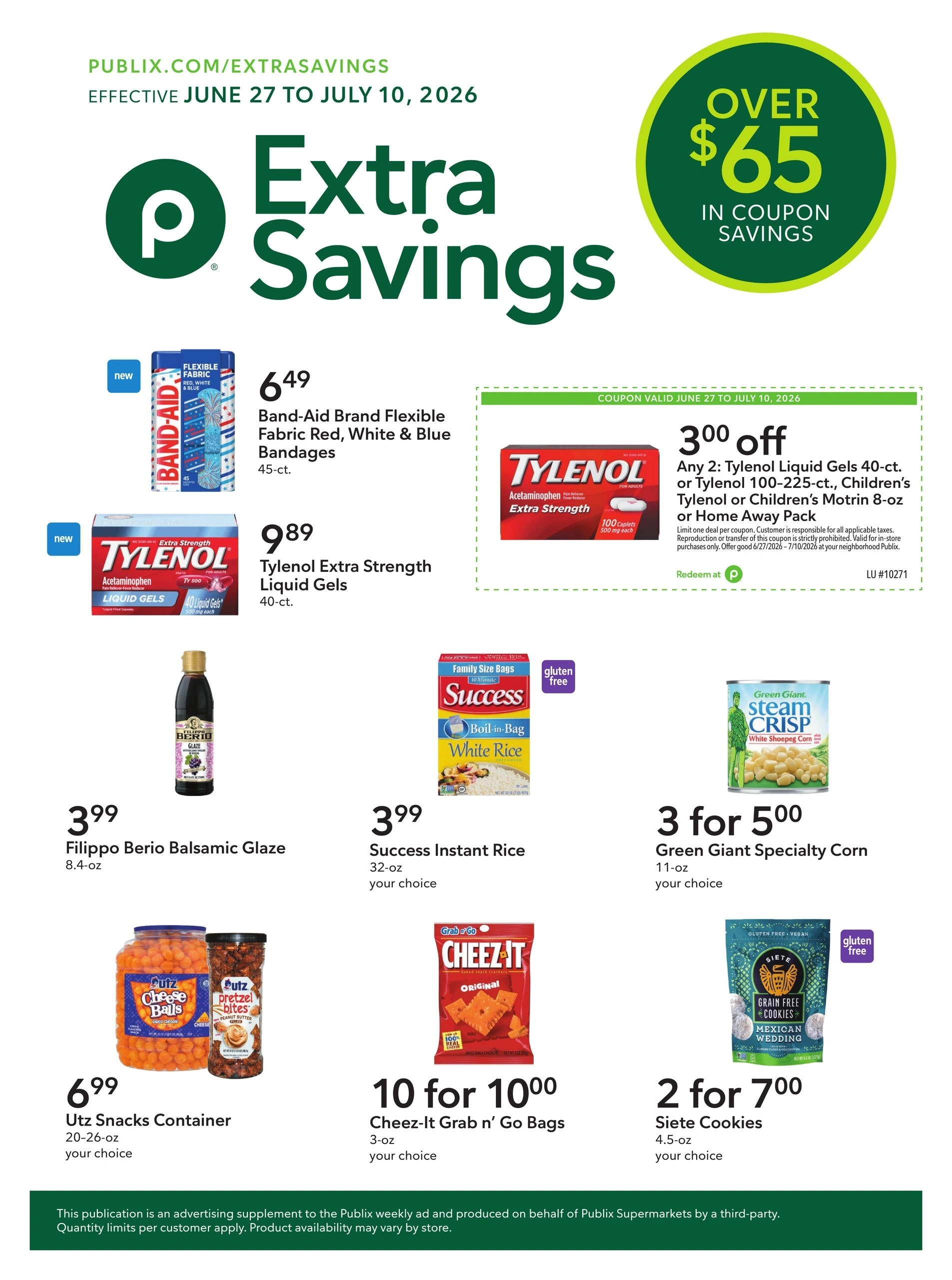 Publix flyer page 1