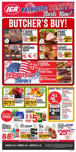 IGA Southeast flyer