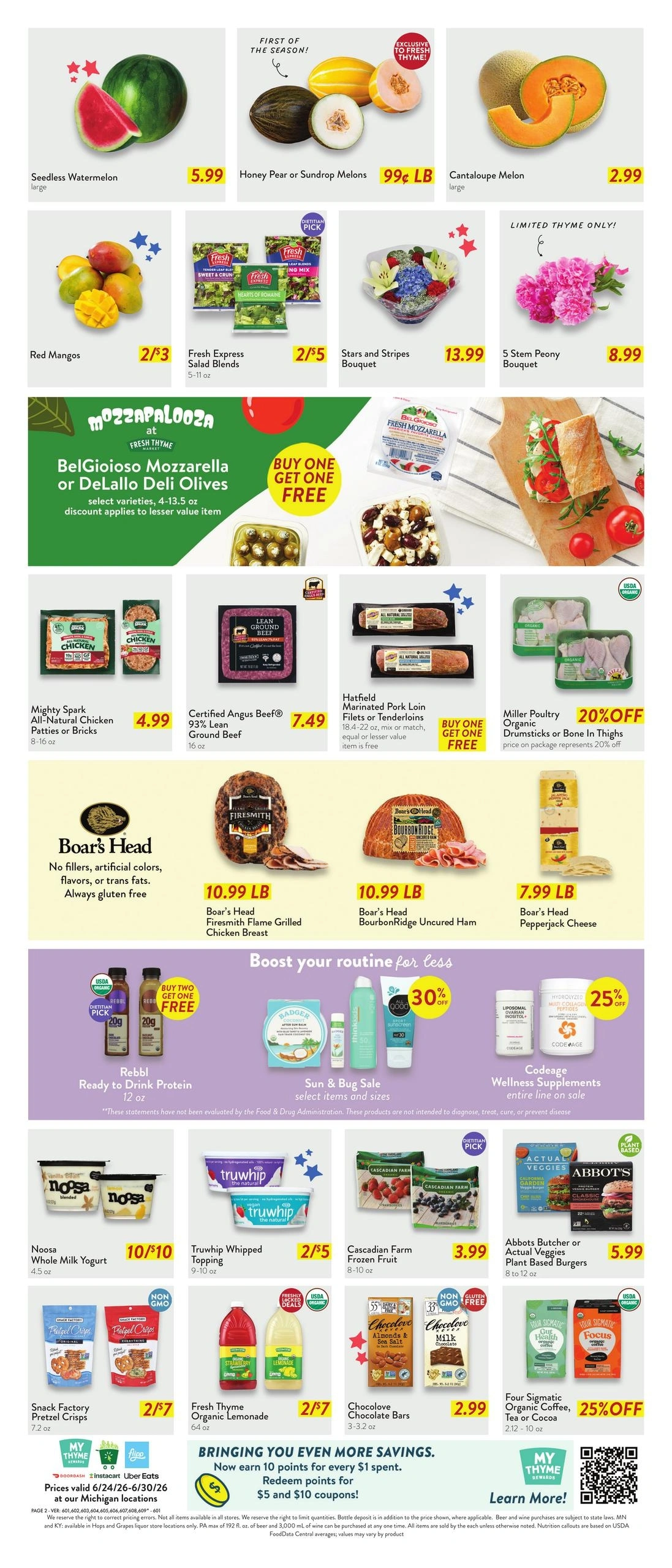 Fresh Thyme Market flyer page 5