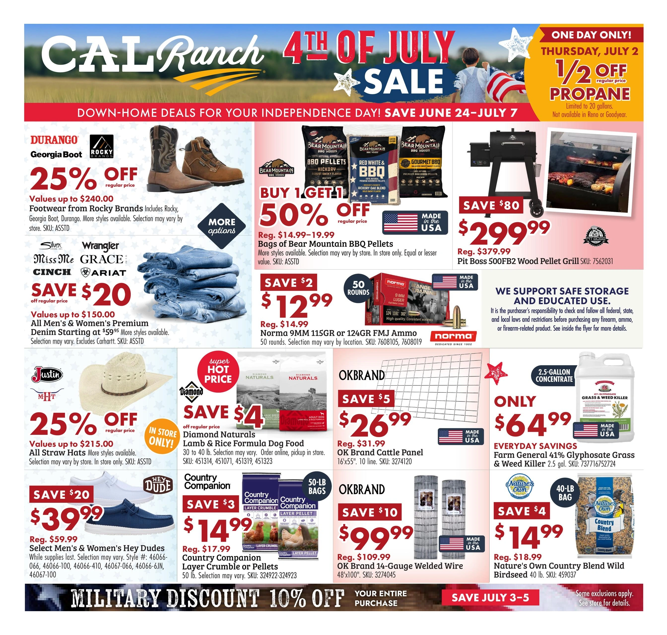 C-A-L Ranch Stores flyer page 1