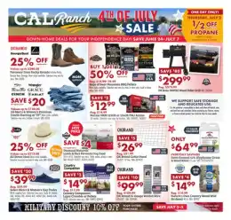 C-A-L Ranch Stores 4th of July Sale