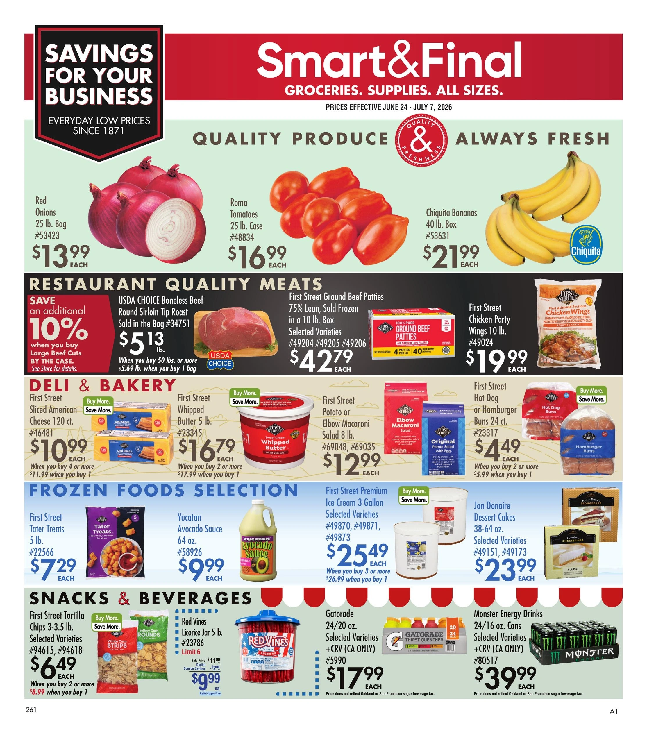 Smart & Final flyer page 1