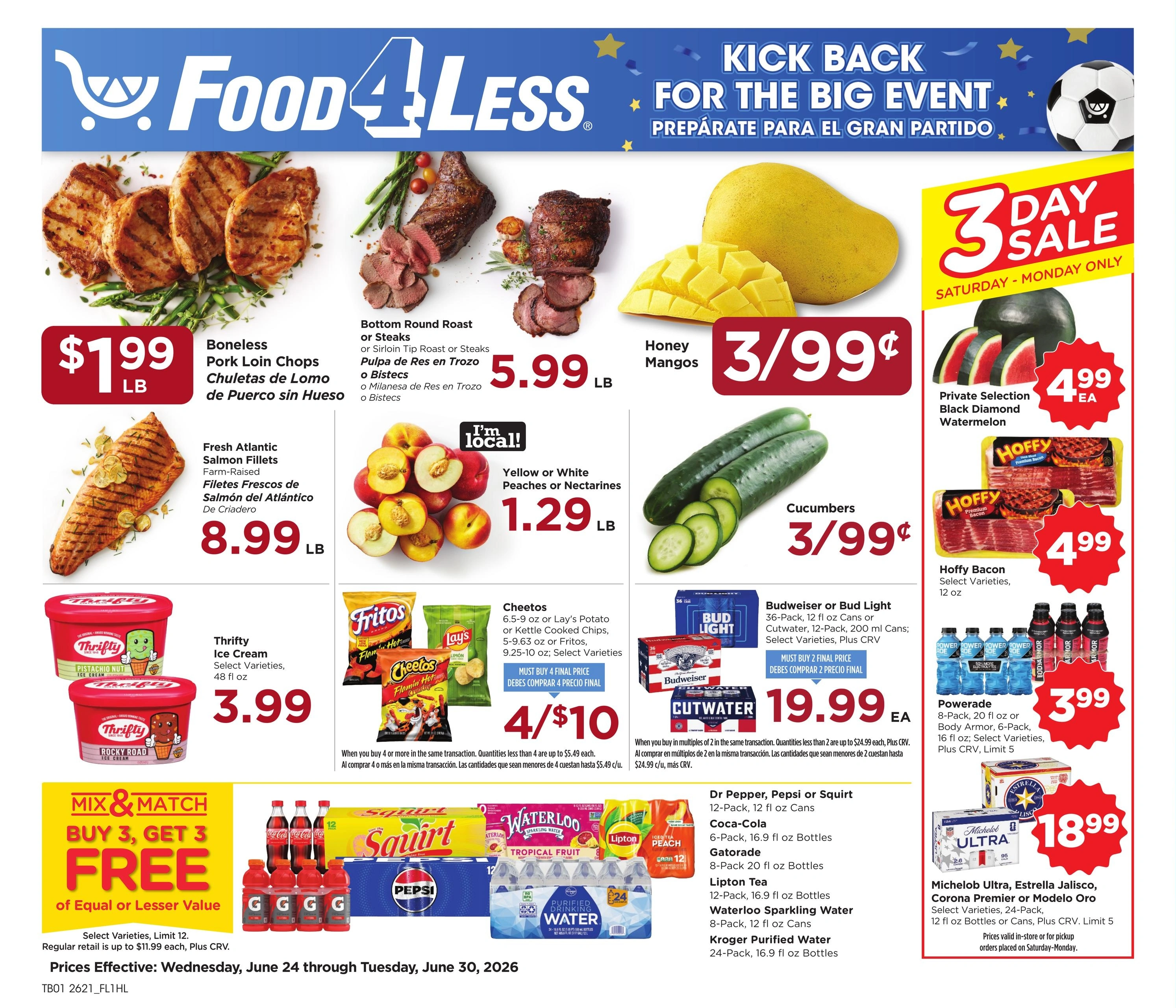 Food 4 Less flyer page 1