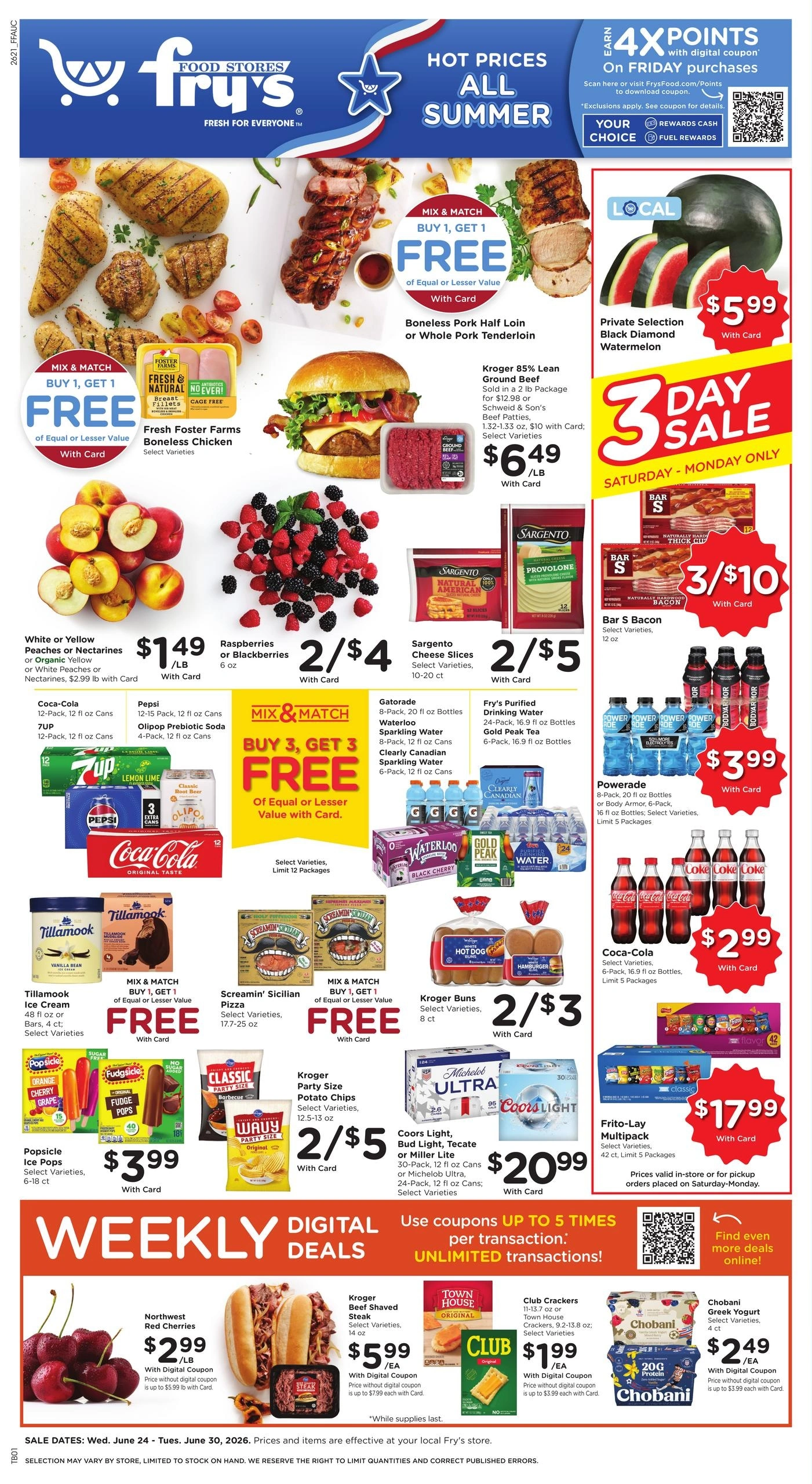 Fry's Food Stores flyer page 1