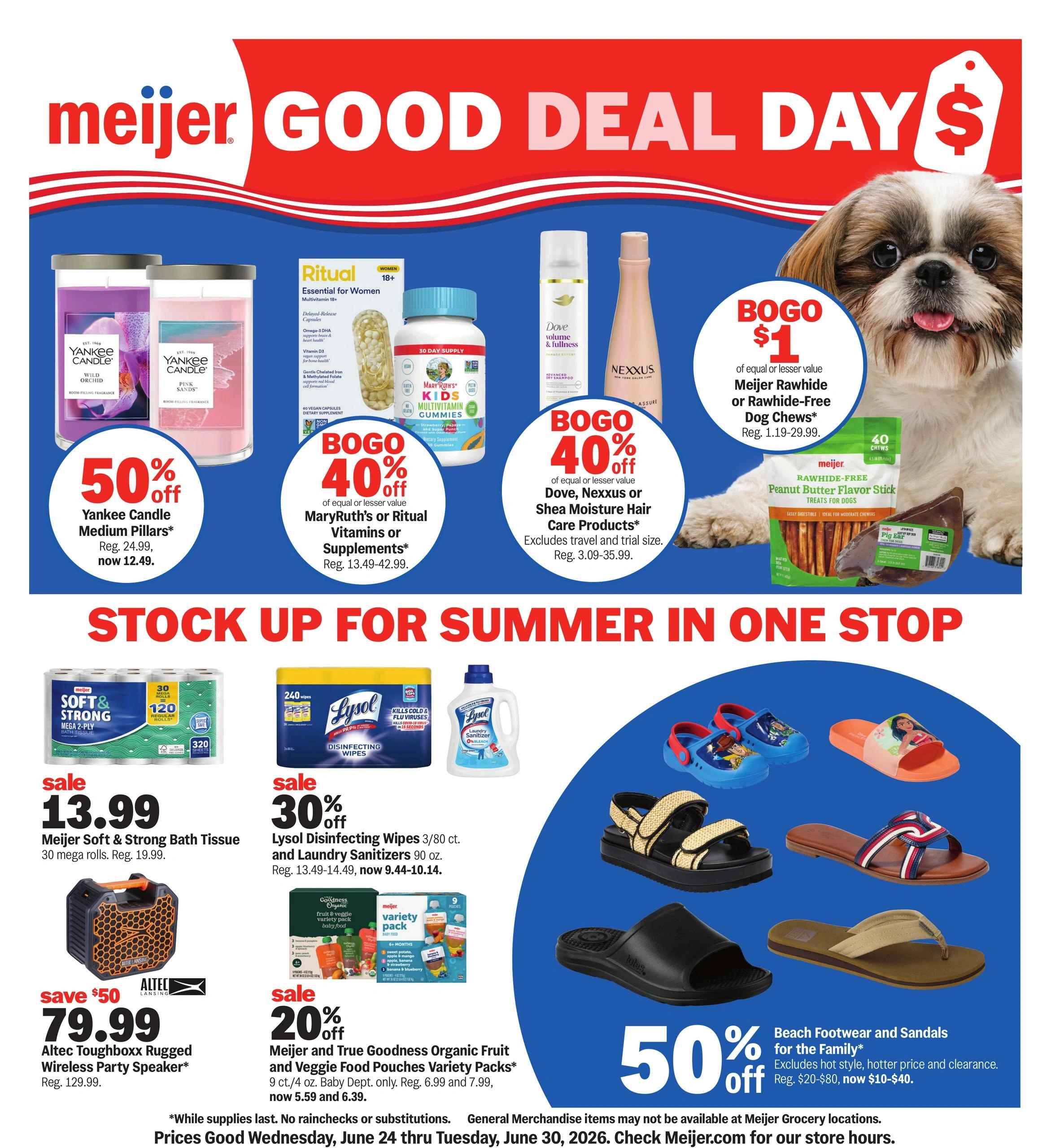 Meijer flyer page 1