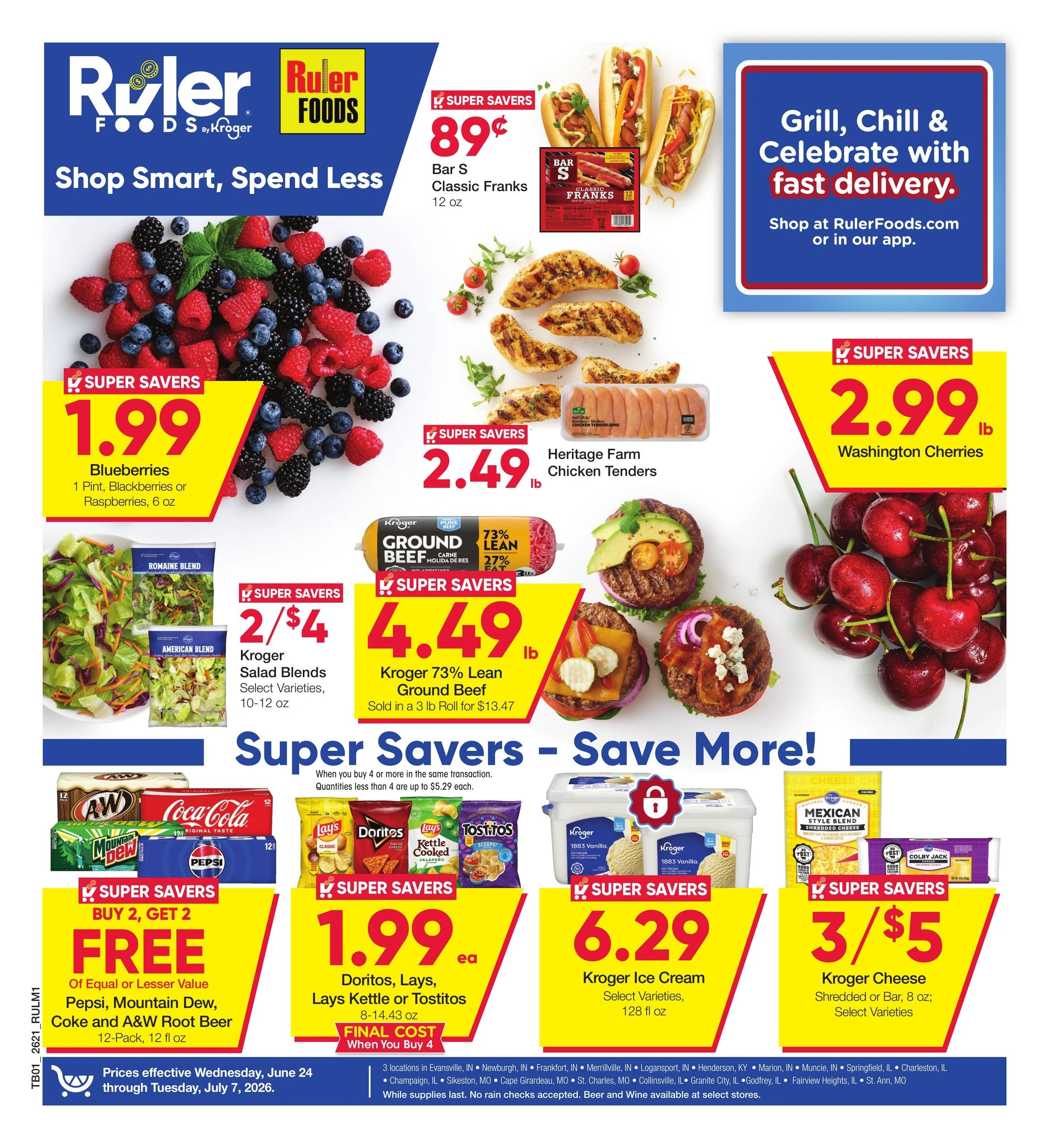 Ruler Foods flyer page 1