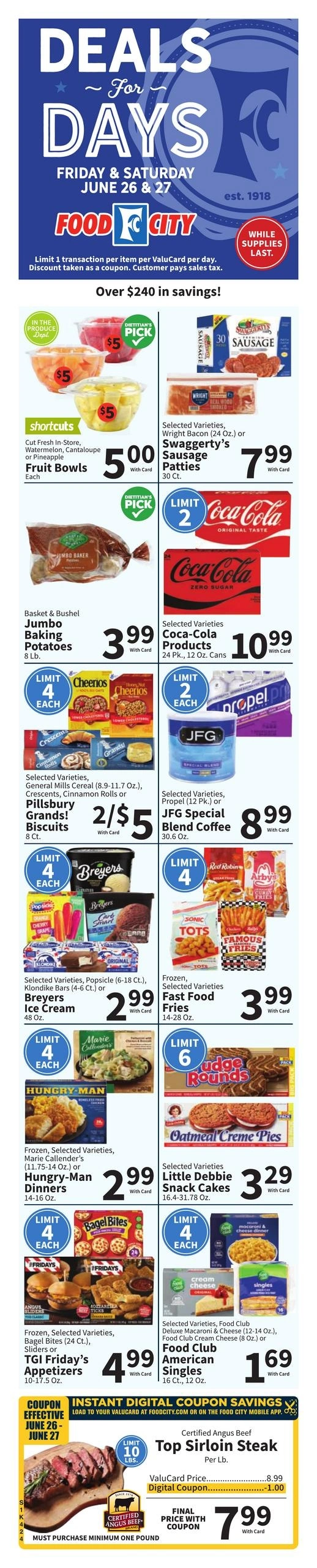 FoodCity flyer page 1