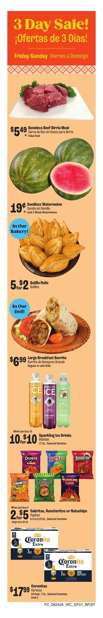 Food City flyer page 1