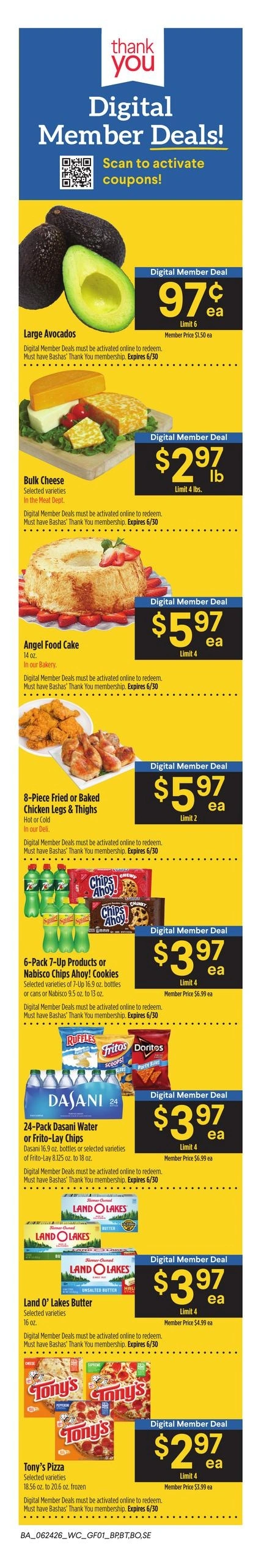 Bashas' flyer page 1