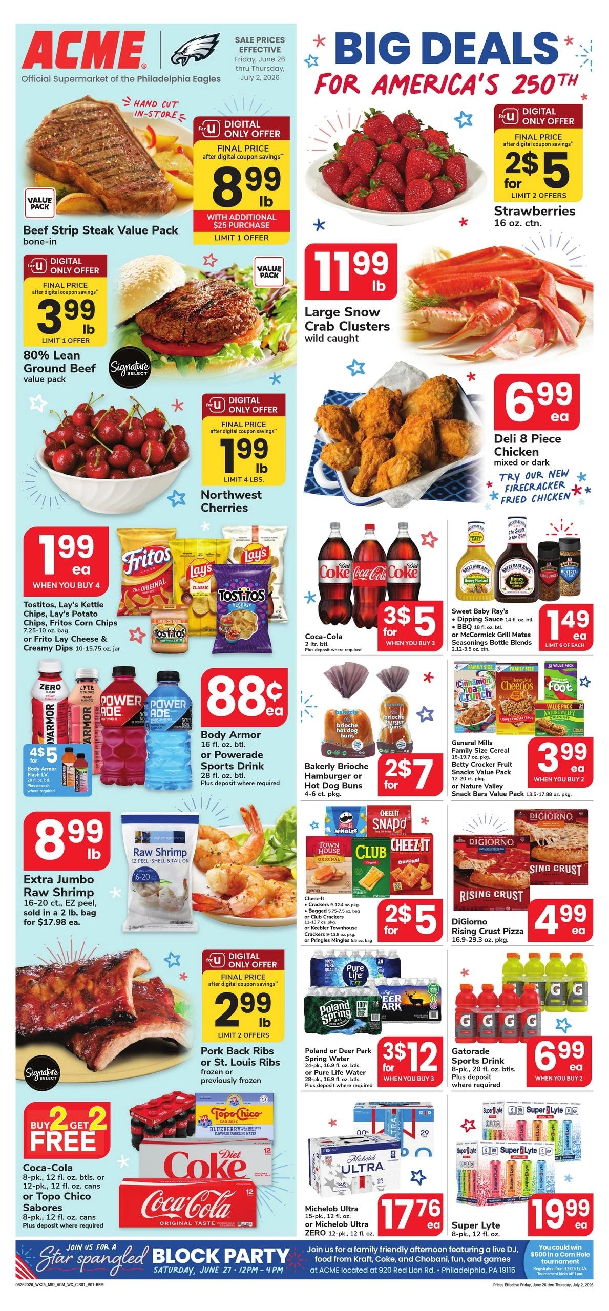 Acme Markets flyer page 1