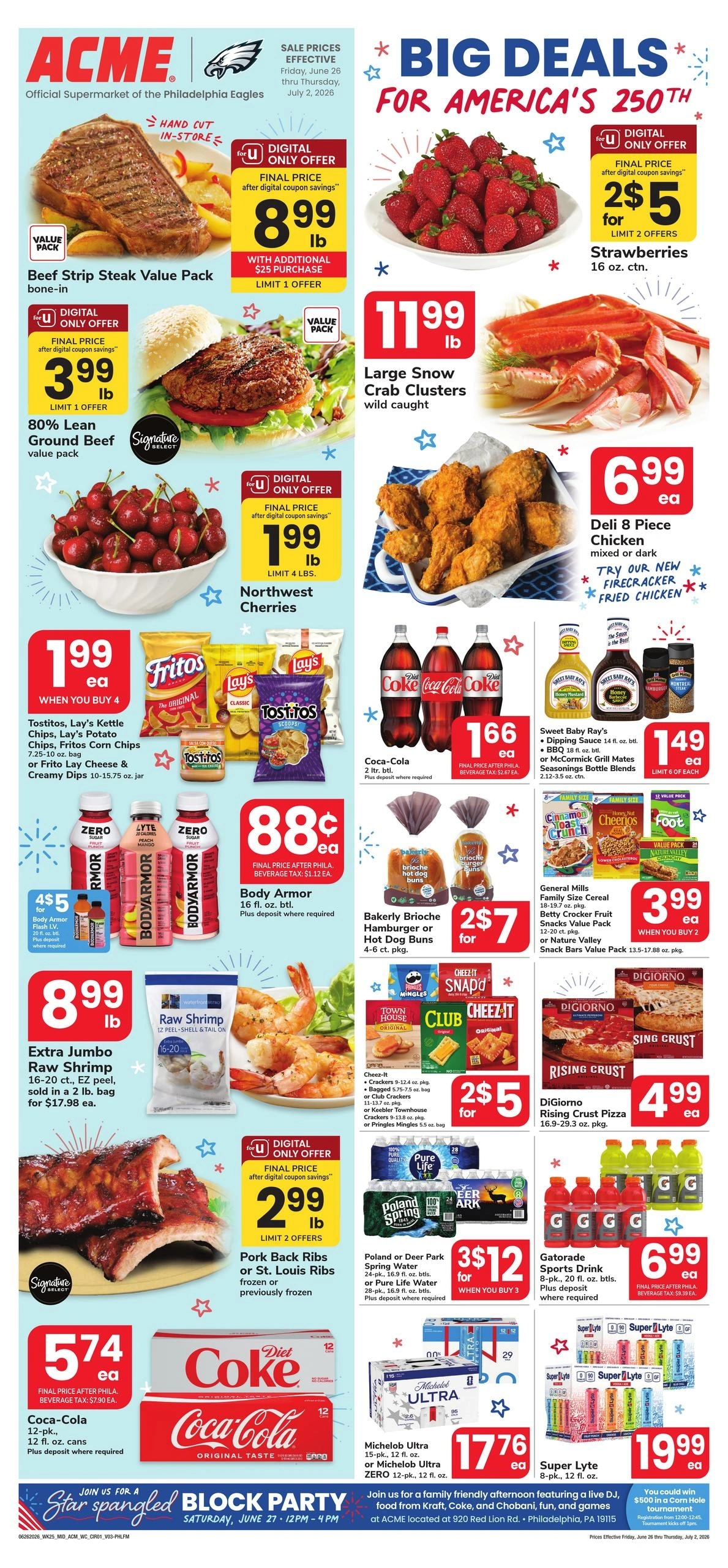 Acme Markets flyer page 1