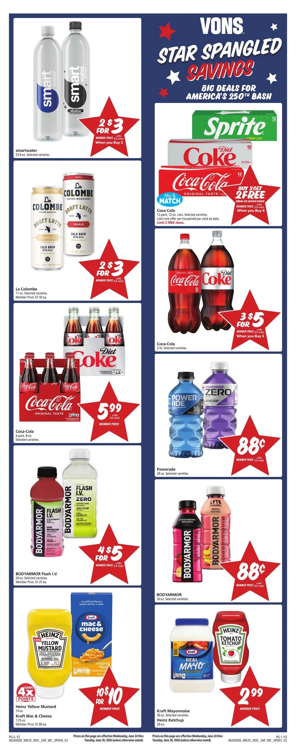 Vons flyer page 1