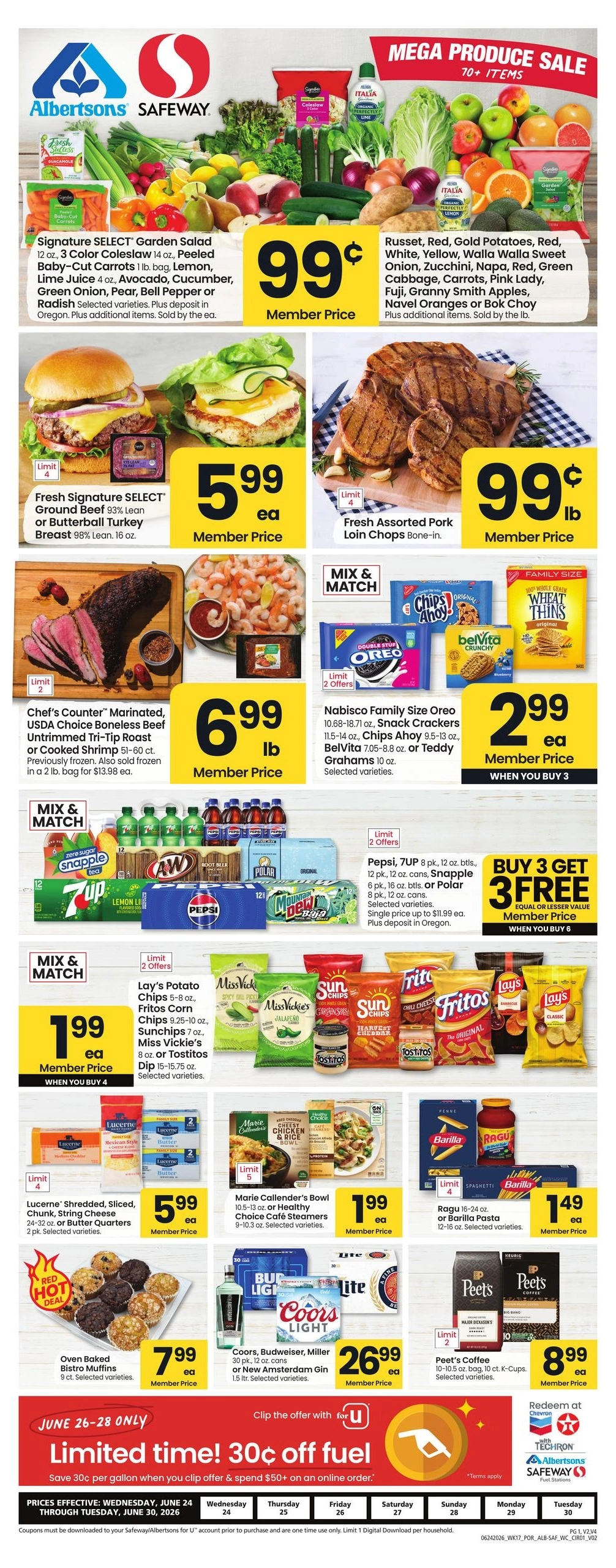 Safeway flyer page 4