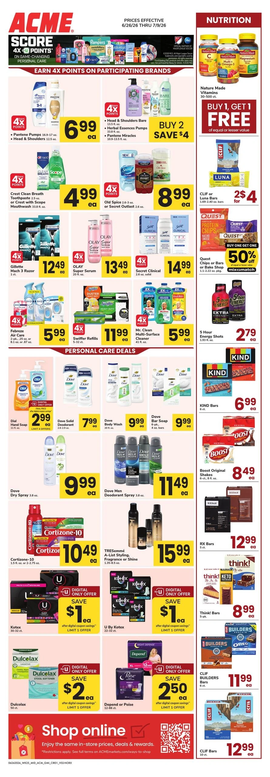 Acme Markets flyer page 1