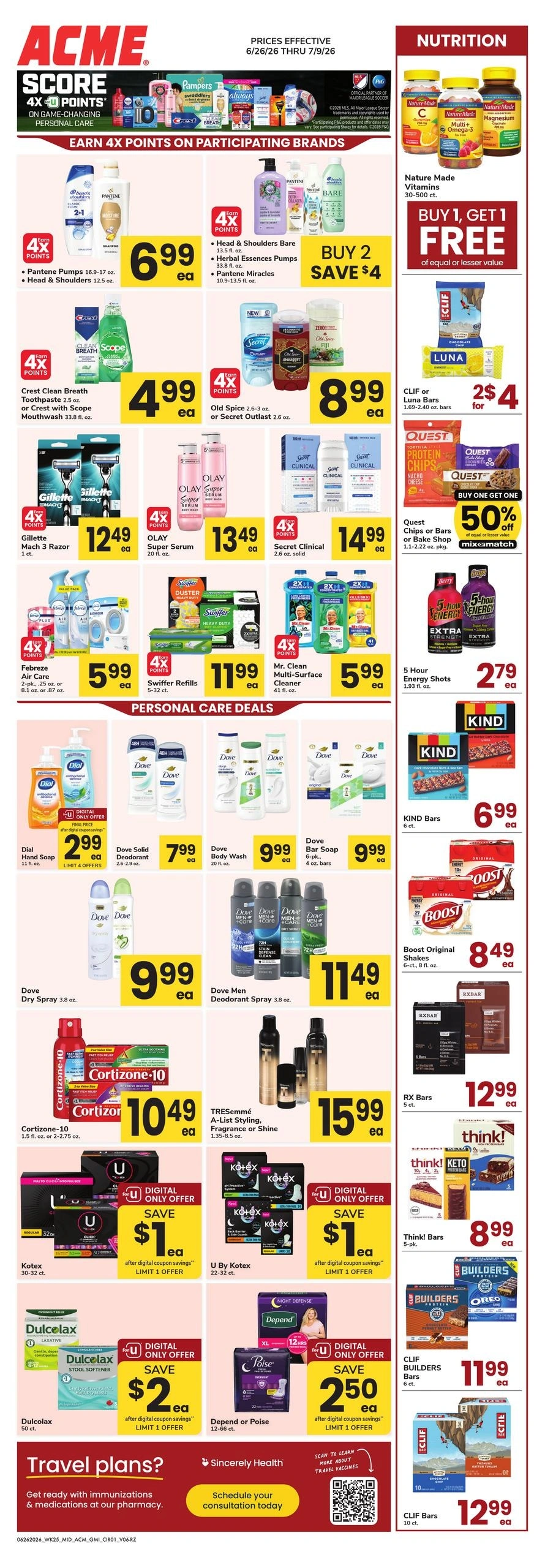 Acme Markets flyer page 1