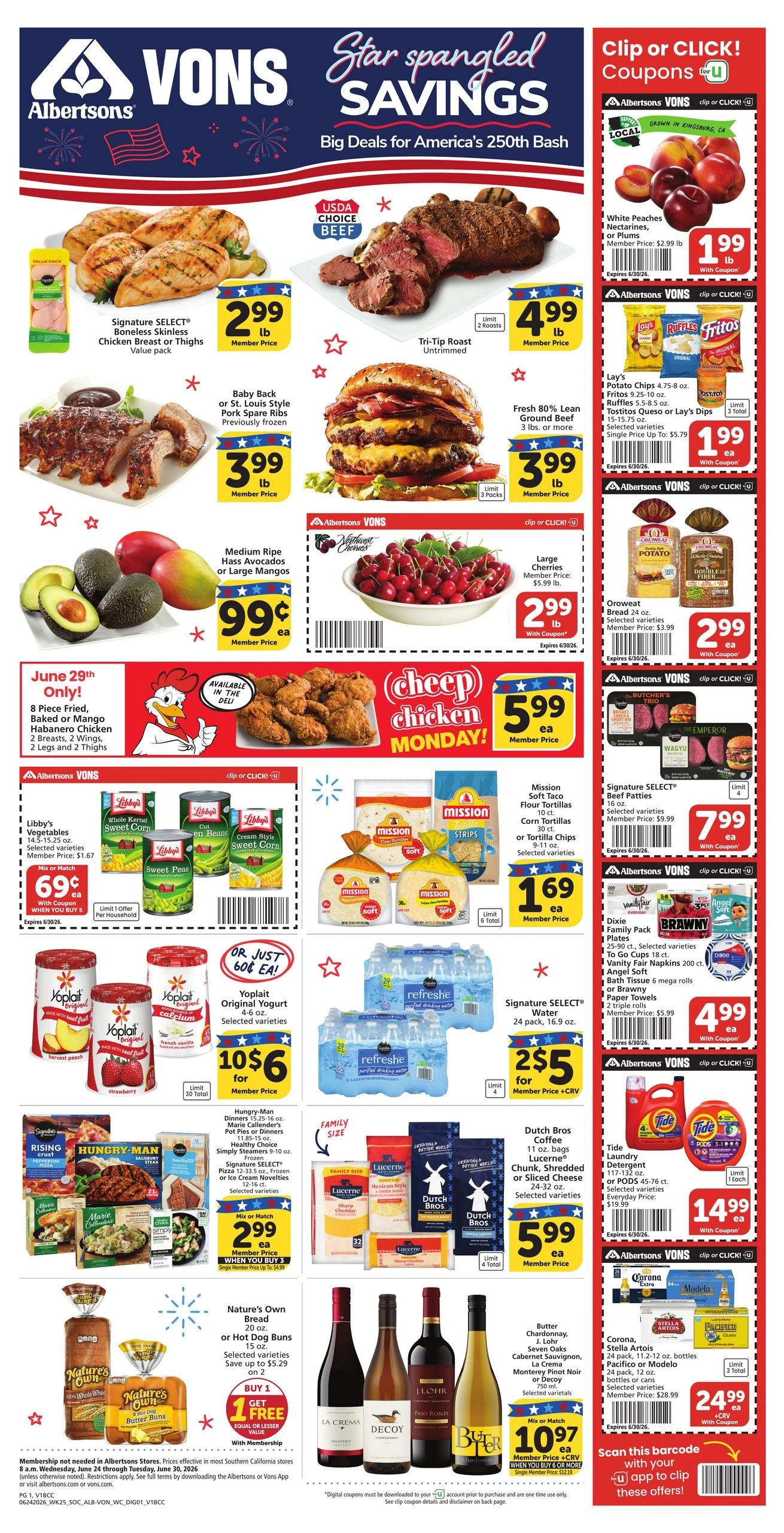 Albertsons flyer page 1