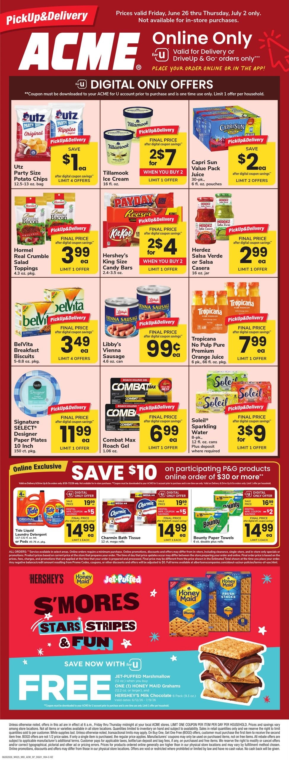 Acme Markets flyer page 1