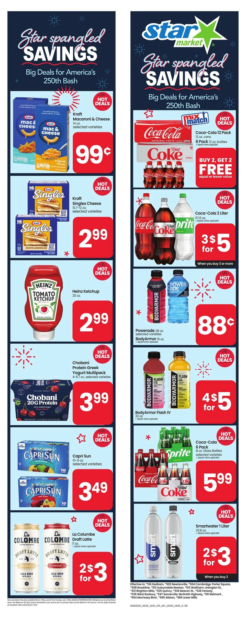 Star Market	 flyer page 1