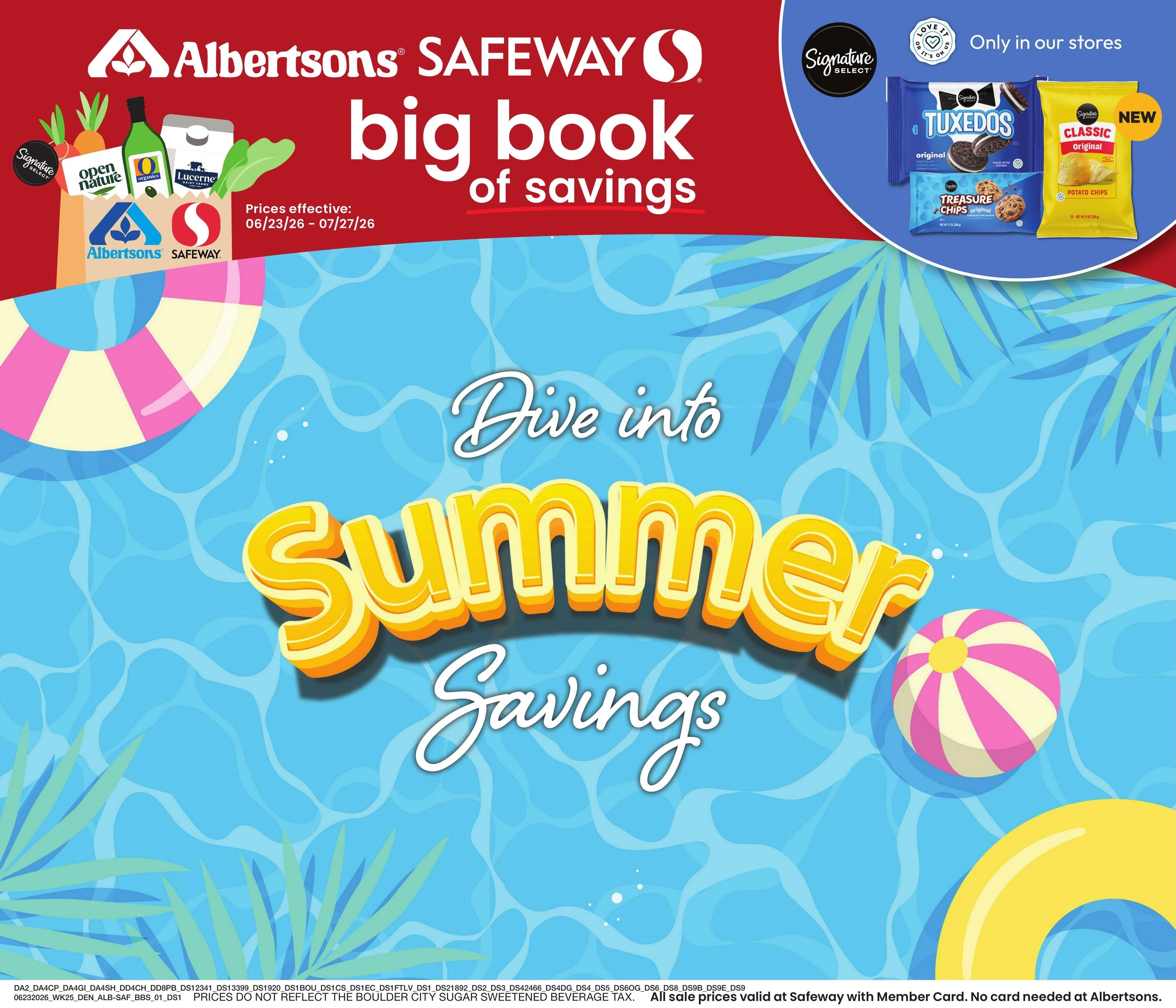 Safeway flyer page 1