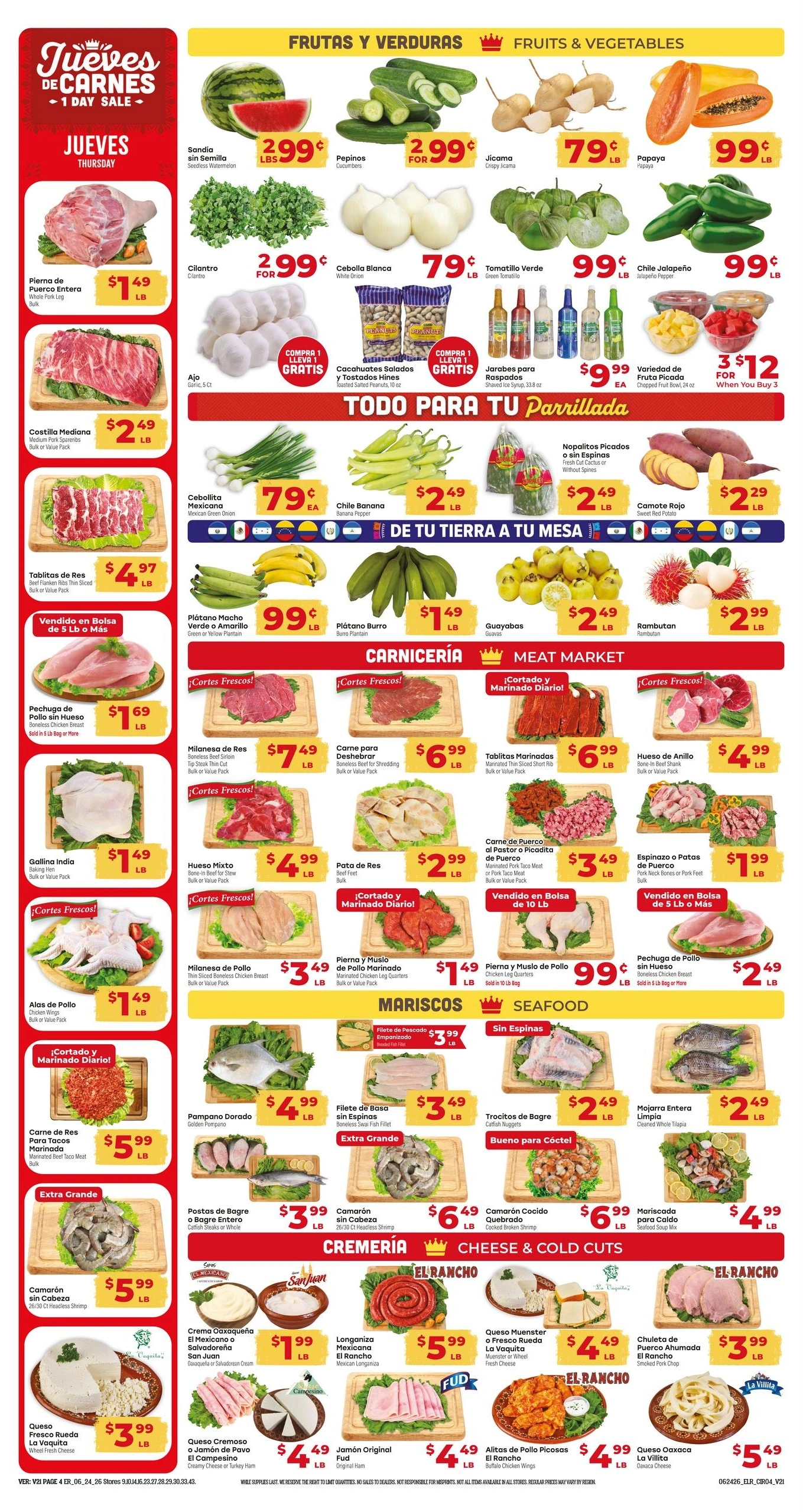 El Rancho Supermercado flyer page 4