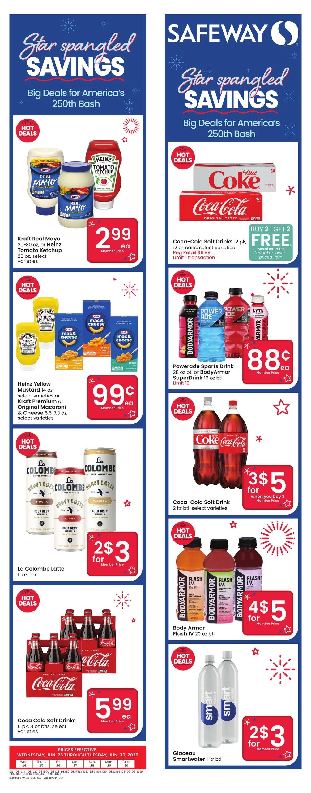 Safeway flyer page 1