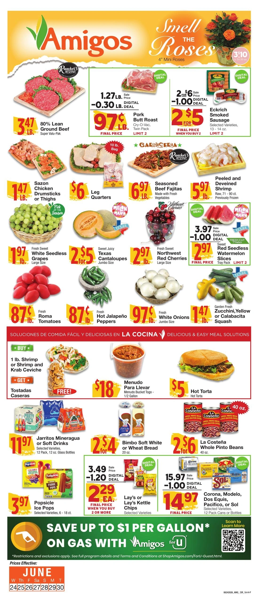 Amigos United flyer page 1