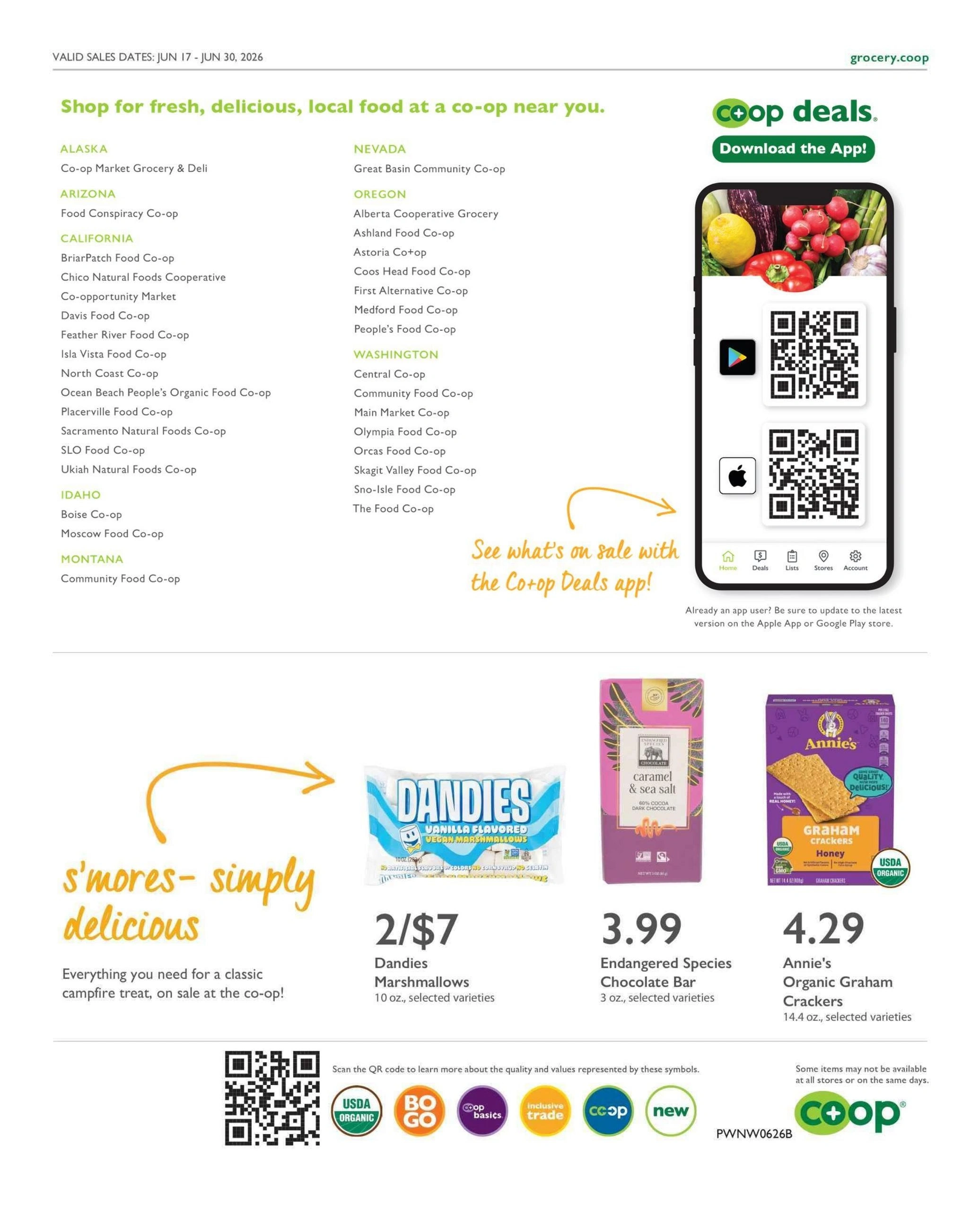 Co-opportunity Natural Foods flyer page 12