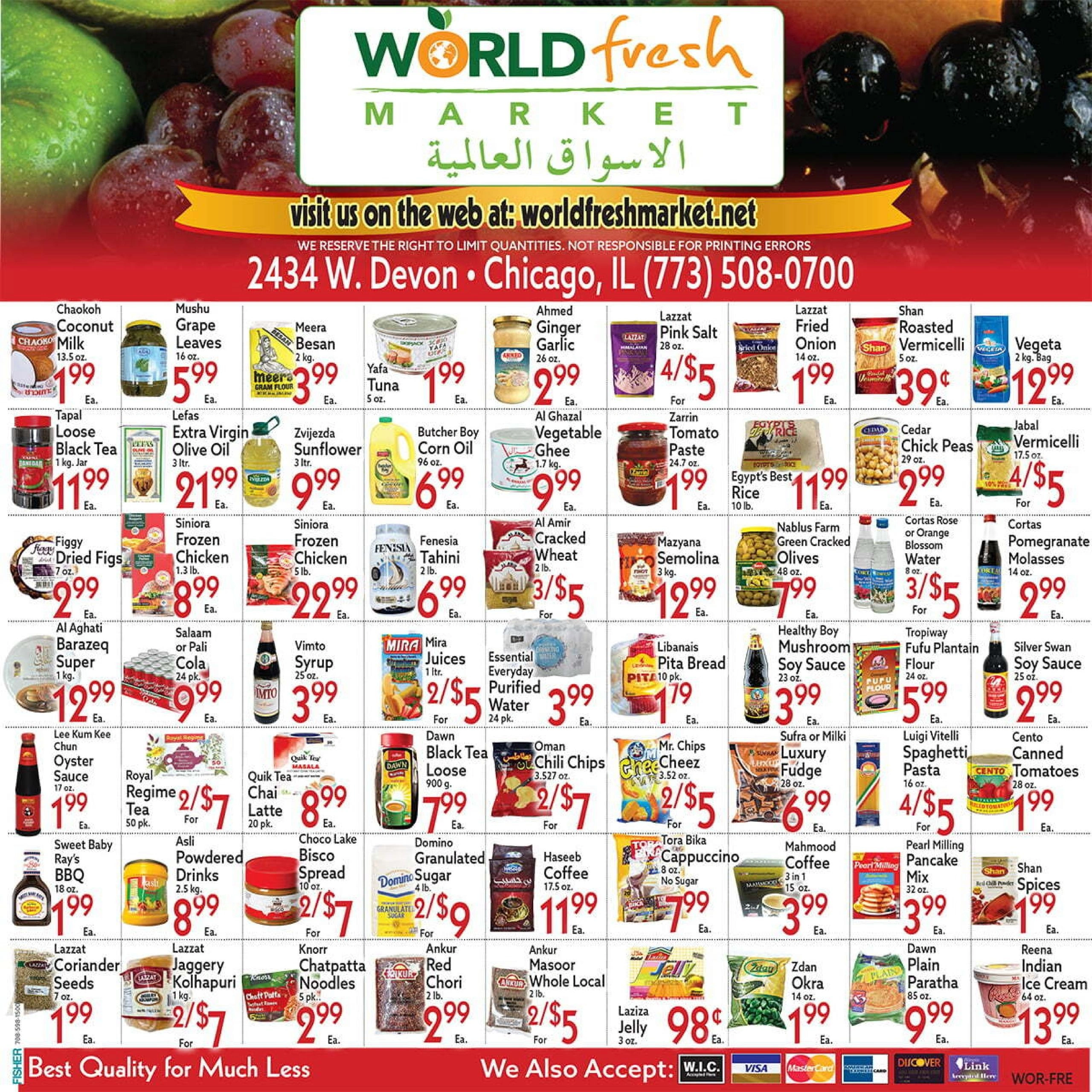 World Fresh Market flyer page 1