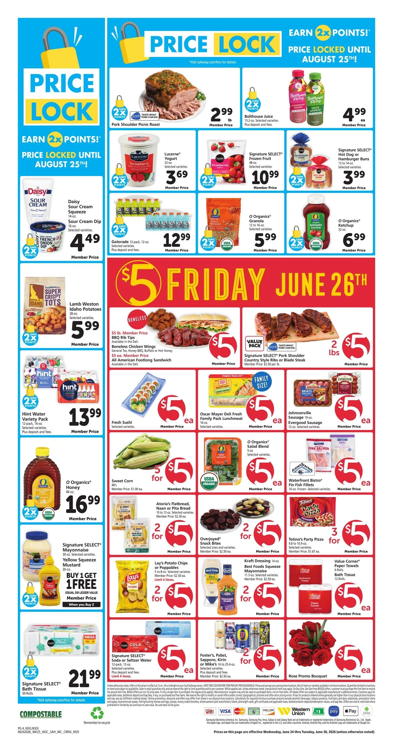 Safeway flyer page 4