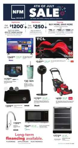 Nebraska Furniture Mart 4TH OF JULY SALE