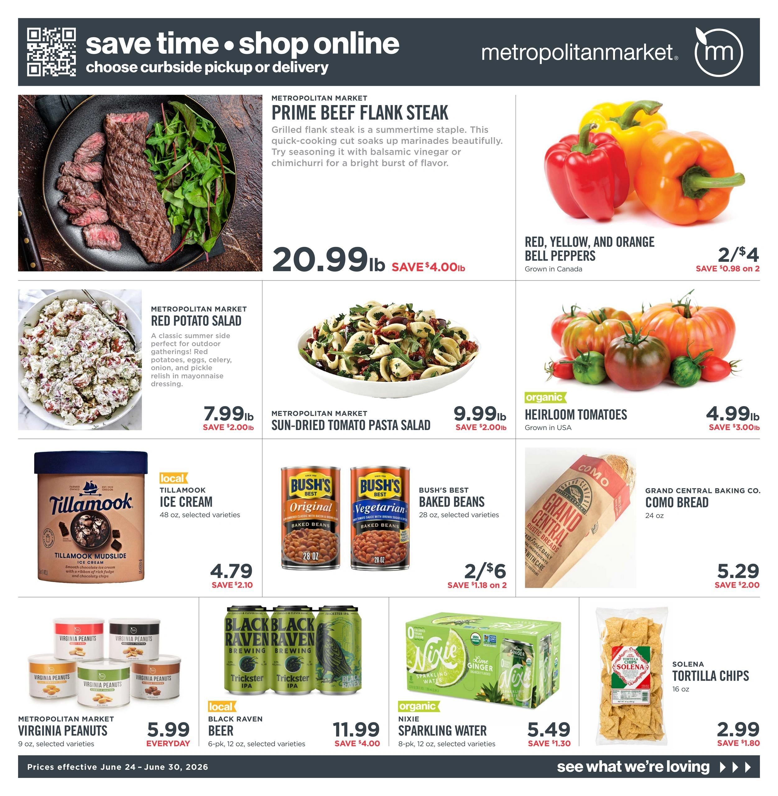 Metropolitan Market	 flyer page 1