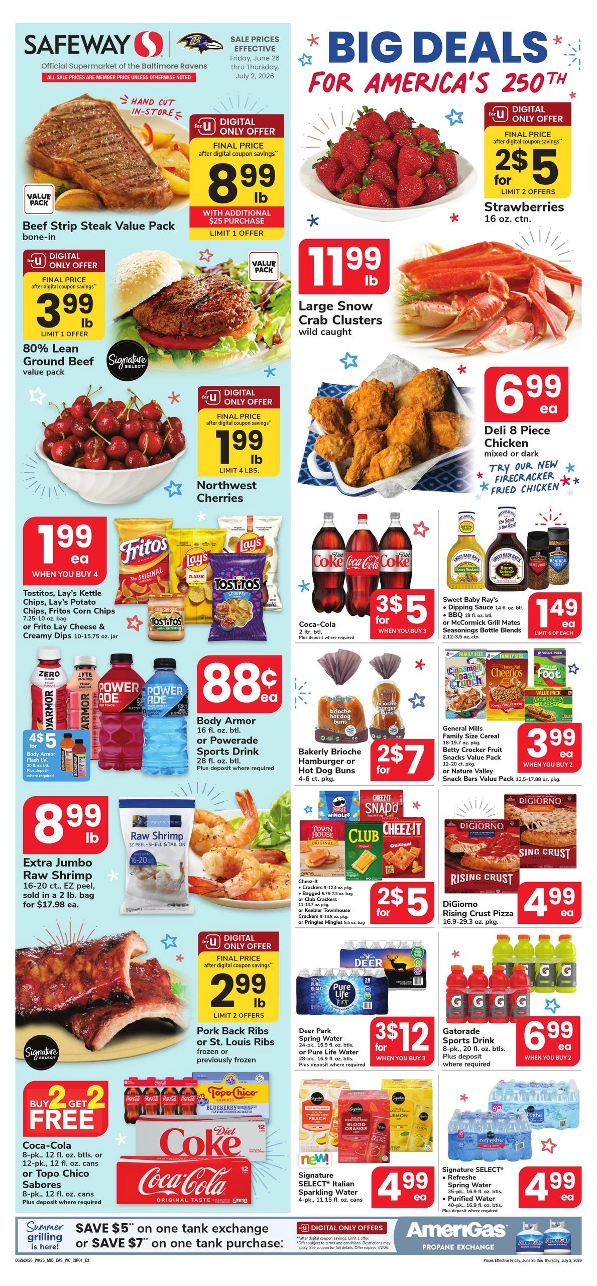Safeway flyer page 1