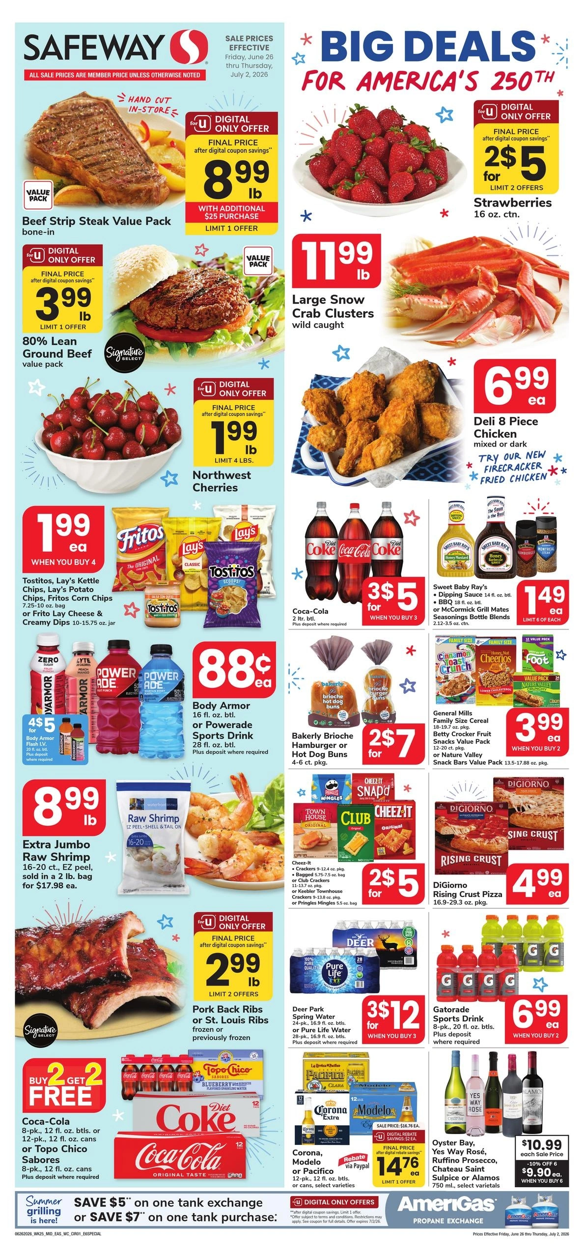 Safeway flyer page 1