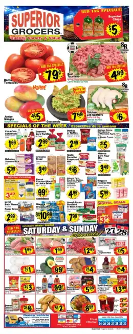 Superior Grocers Weekly Specials