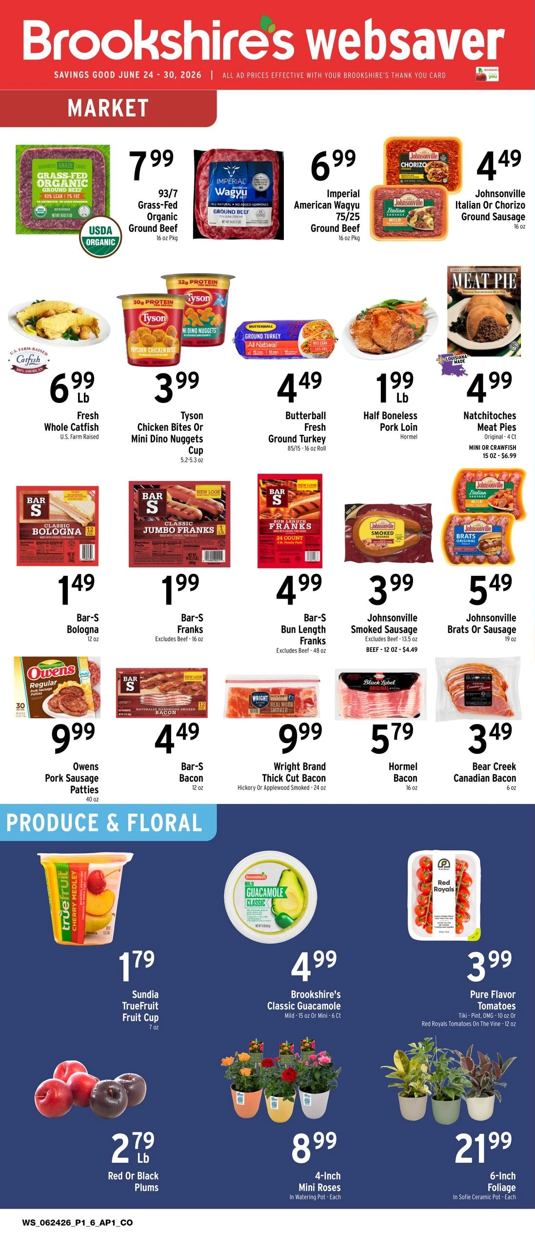 Brookshire's flyer page 1