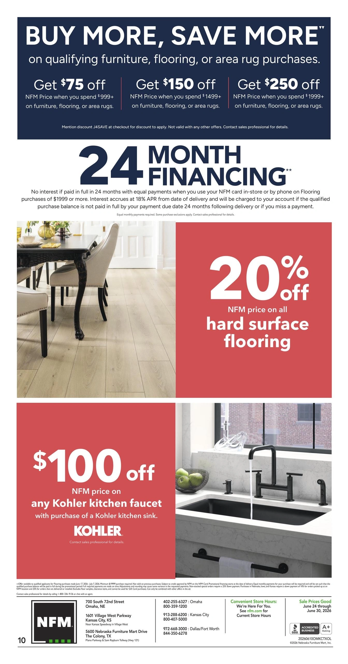 Nebraska Furniture Mart flyer page 10