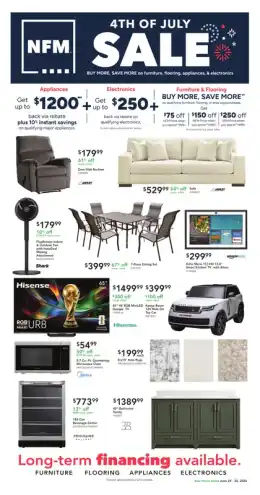 Nebraska Furniture Mart 4TH OF JULY SALE