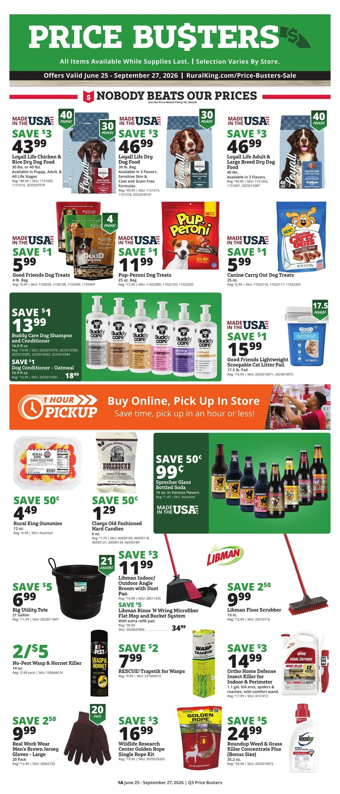Rural King flyer page 1