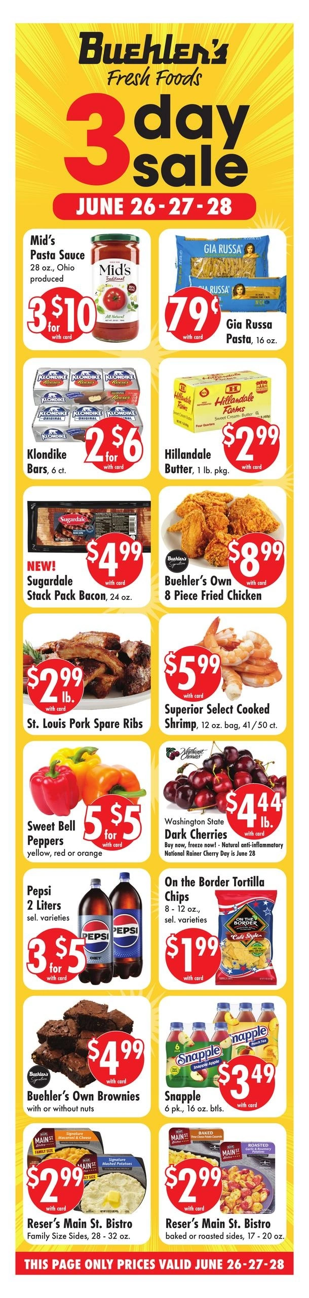 Buehler's Fresh Foods flyer page 1