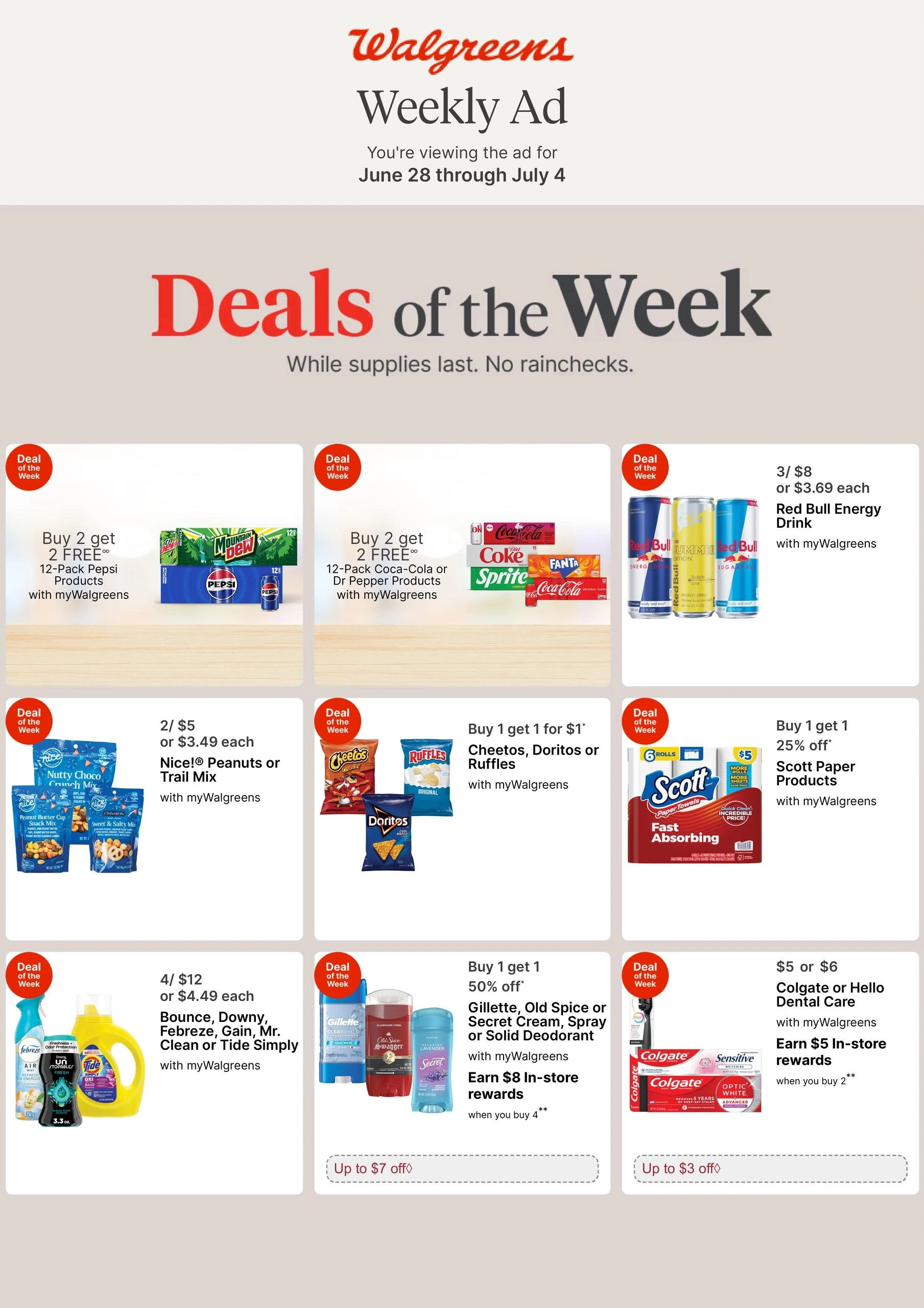 Walgreens flyer page 1