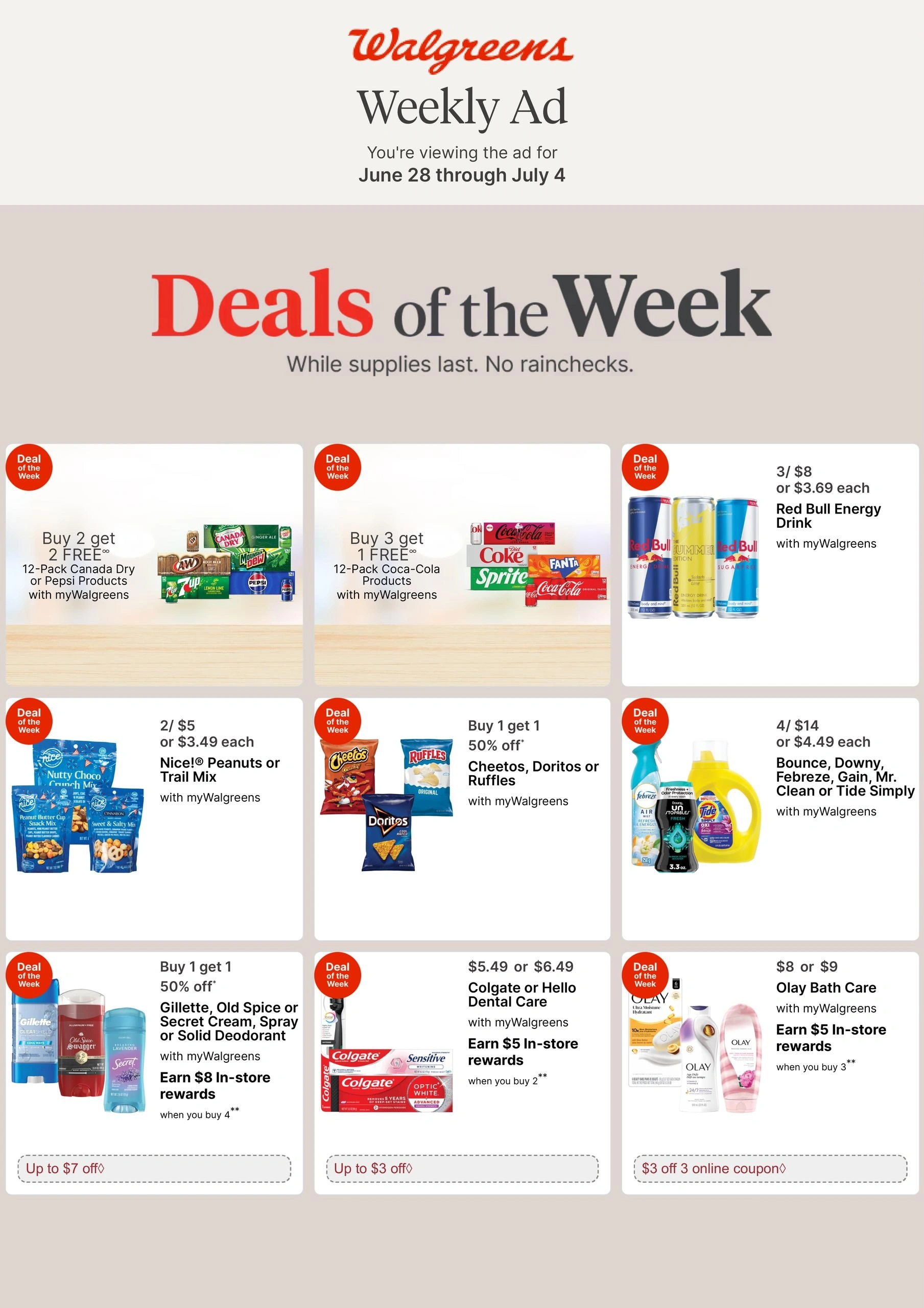 Walgreens flyer page 1