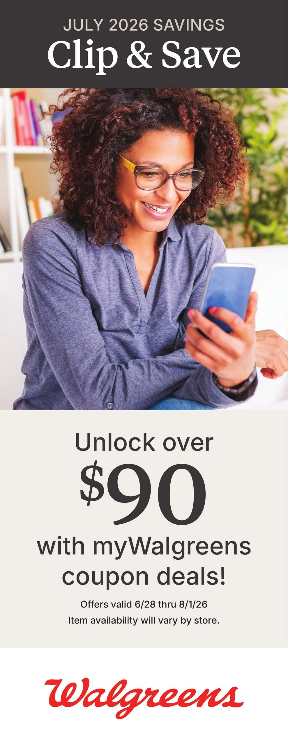 Walgreens flyer page 1