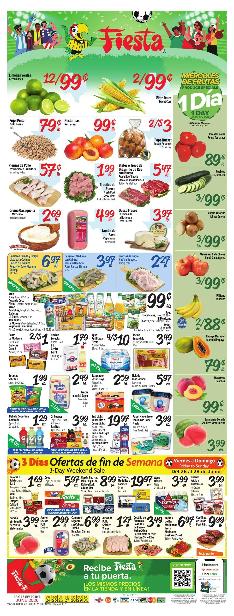 Fiesta Mart flyer page 1