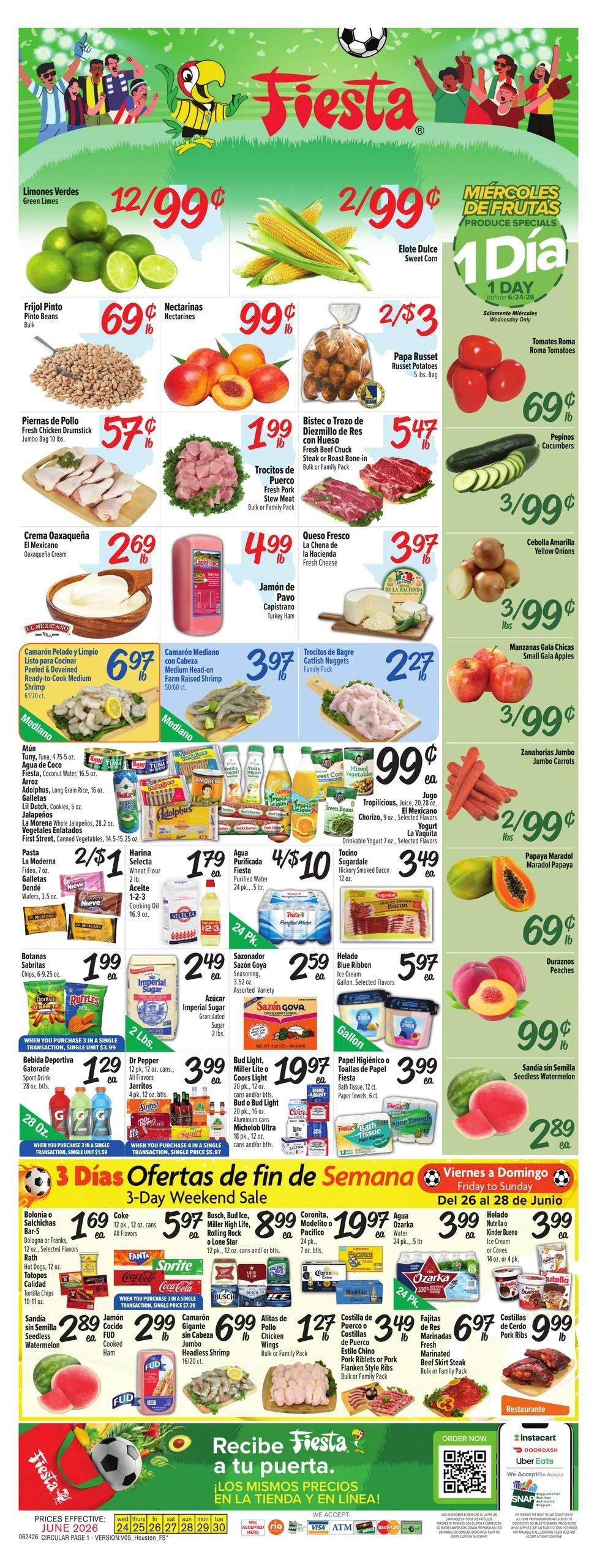 Fiesta Mart flyer page 1