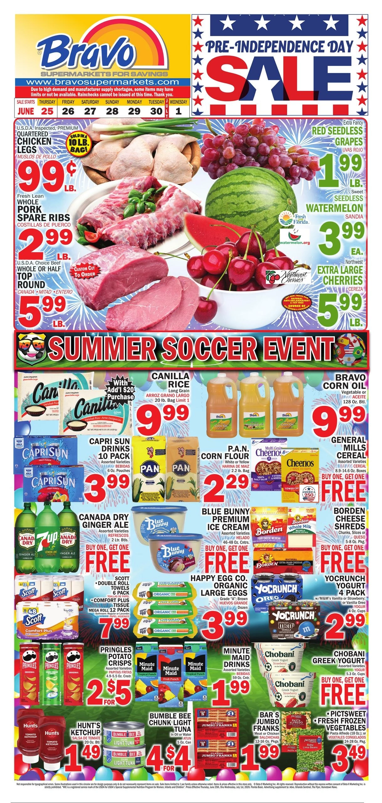Bravo Supermarket flyer page 1